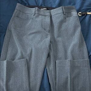 Express Charcoal Pinstripe Trousers